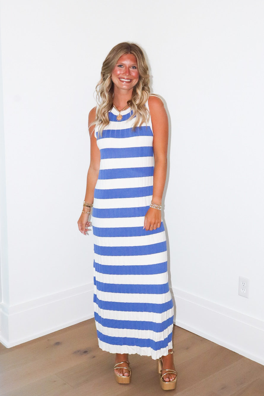 Bick Striped Maxi Dress