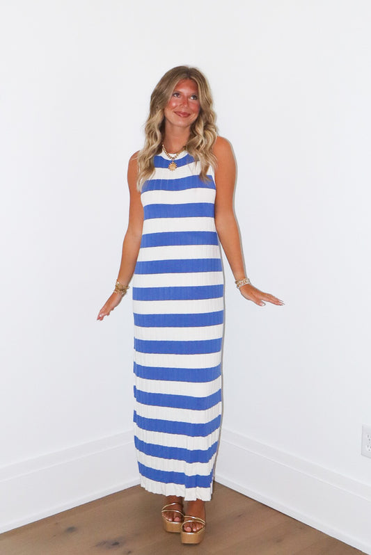 Bick Striped Maxi Dress