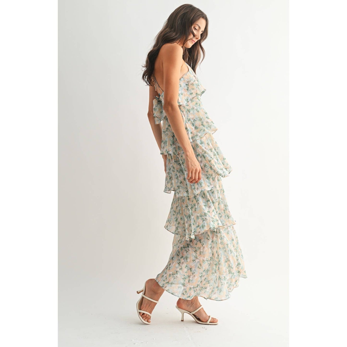 Sarah Tiered Floral Maxi Dress