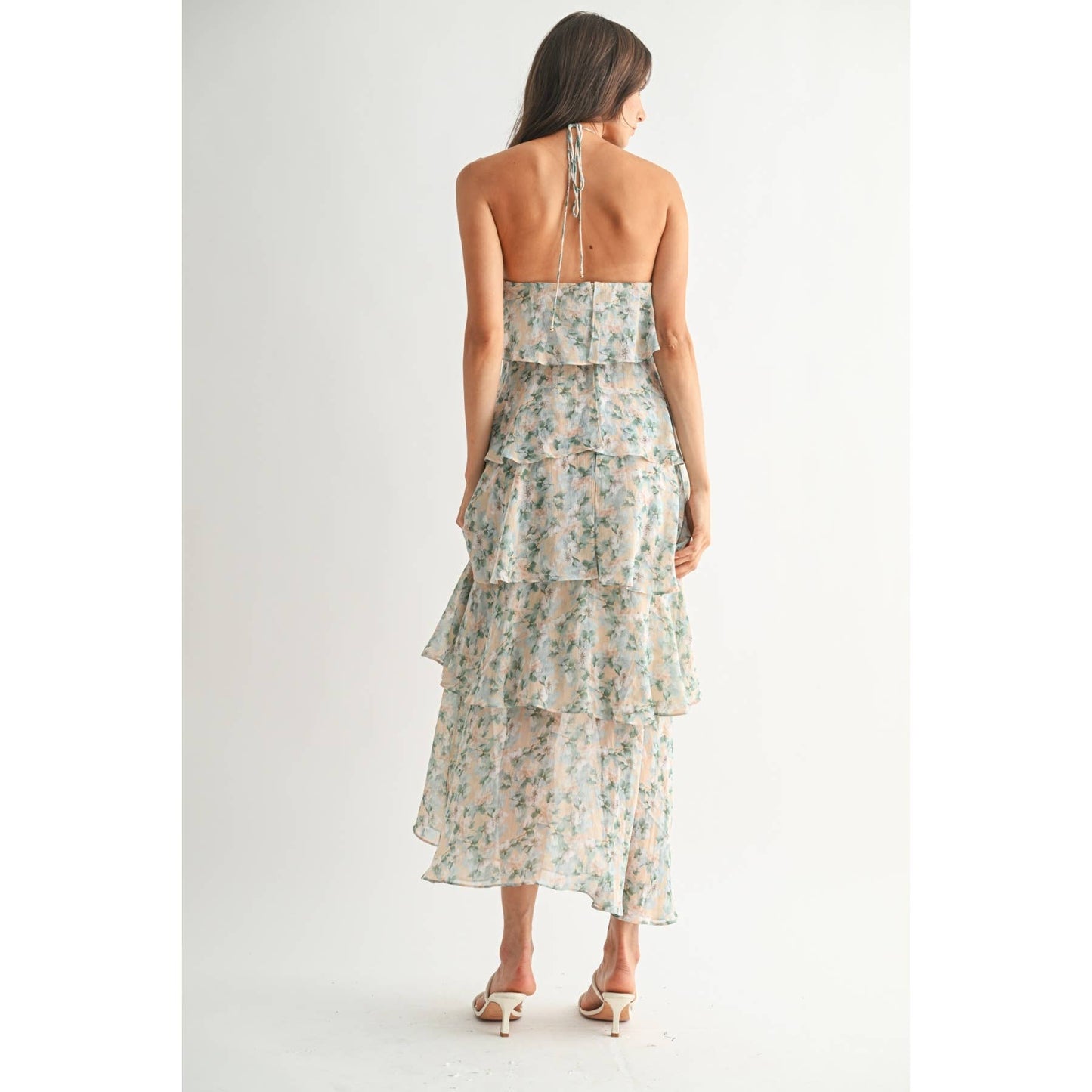 Sarah Tiered Floral Maxi Dress