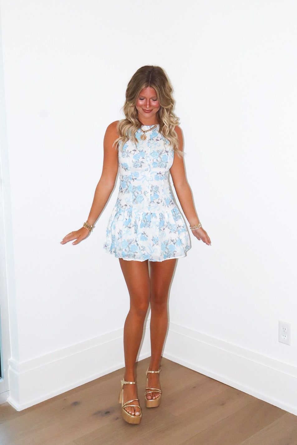 Allie Floral Mini Dress