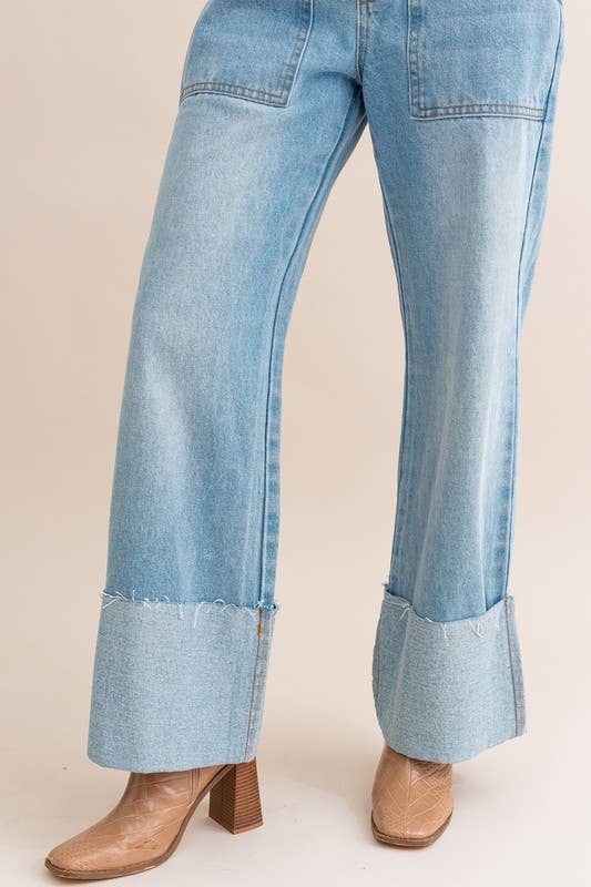 Morgan Cuff Jeans