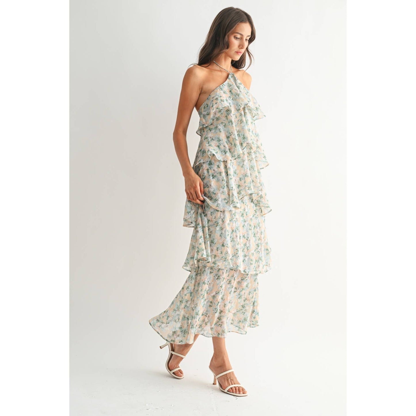 Sarah Tiered Floral Maxi Dress
