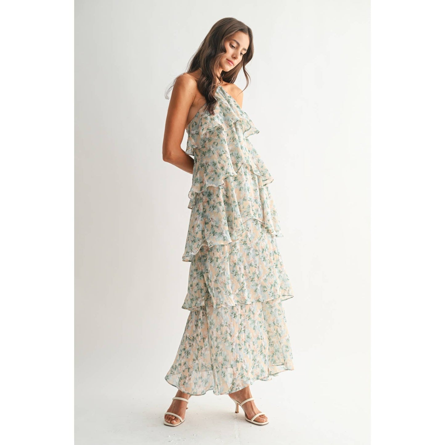 Sarah Tiered Floral Maxi Dress